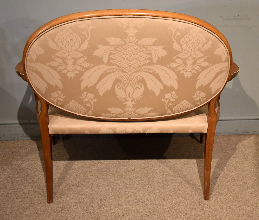 19th Century satinwood painted sofa View VIII