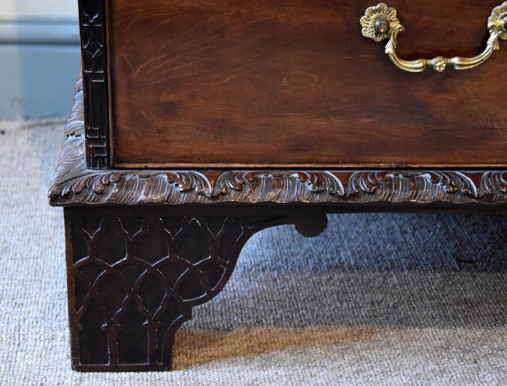 Mid 18th century mahogany carved chest on chest View IX