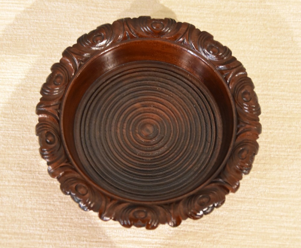Georgian mahogany bottle coaster
