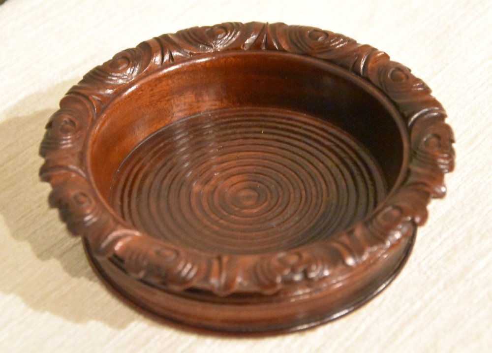 Georgian mahogany bottle coaster View III