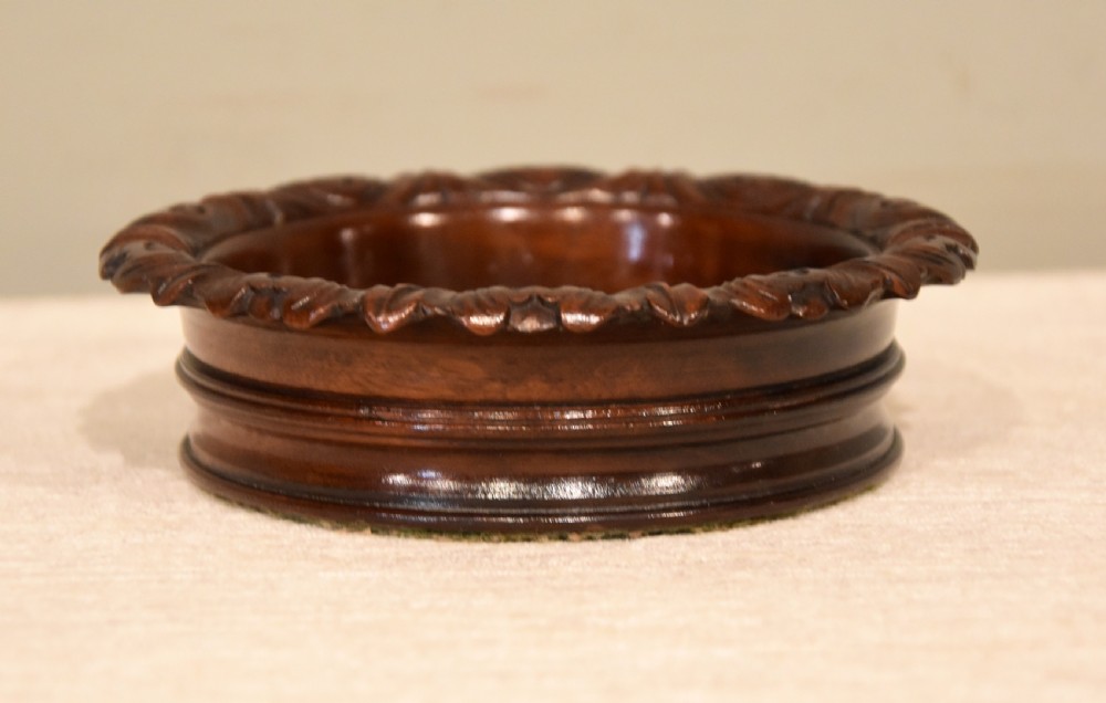 Georgian mahogany bottle coaster View IV