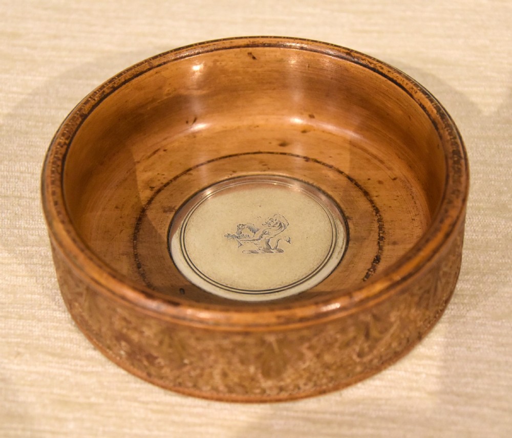 18th Century rolled paper bottle coaster View IV