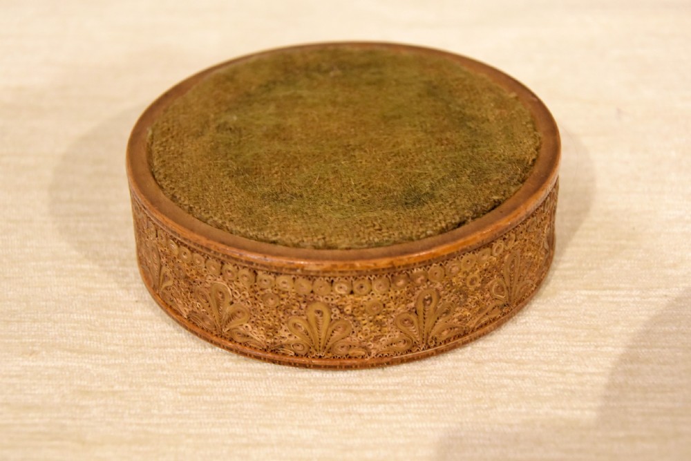 18th Century rolled paper bottle coaster View VIII