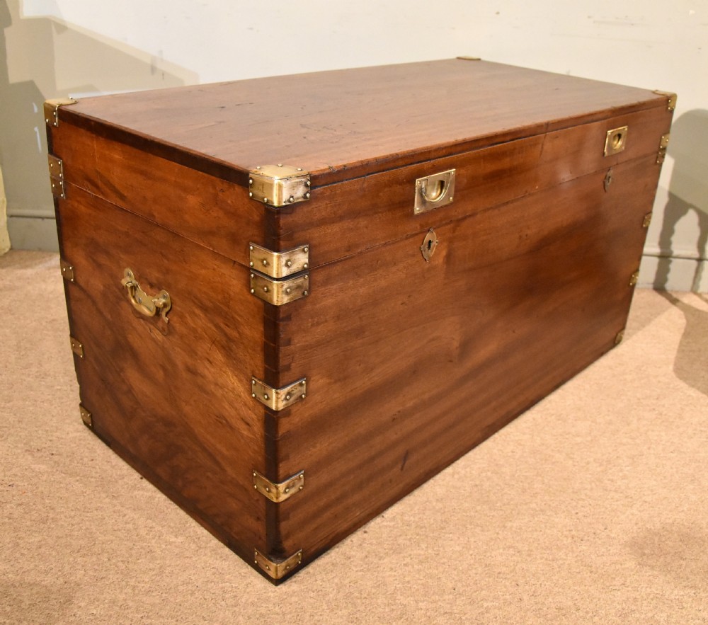 A large camphor wood campaign chest View IV