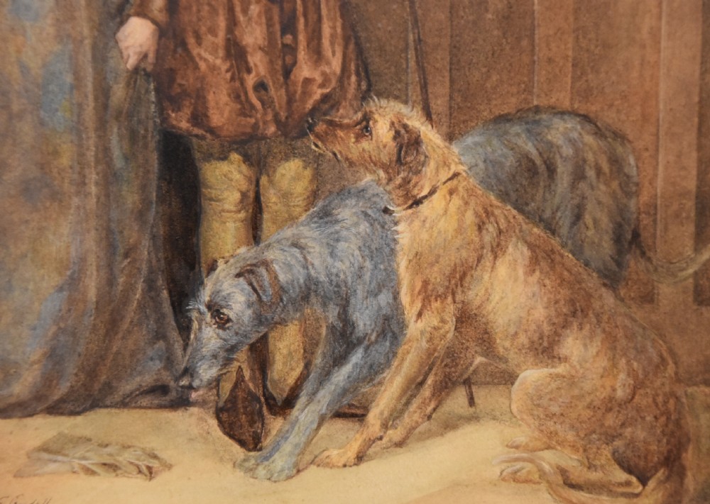 Watercolour by John Edward Goodall 
