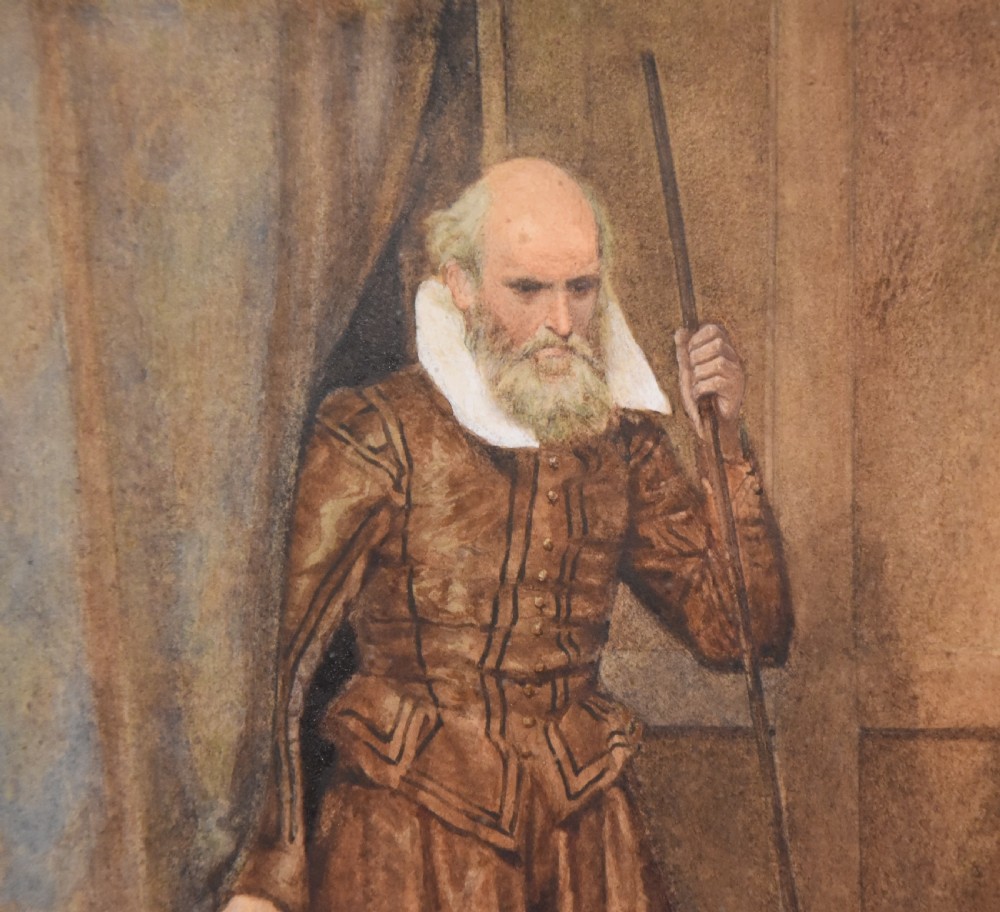 Watercolour by John Edward Goodall 