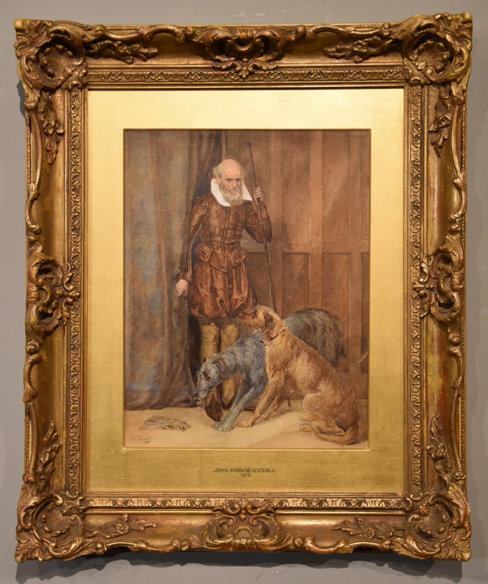 Watercolour by John Edward Goodall 