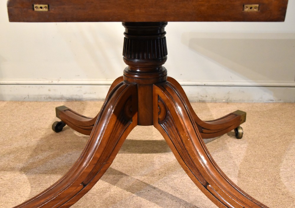  large Oval mahogany dining/breakfast table regency period View VIII