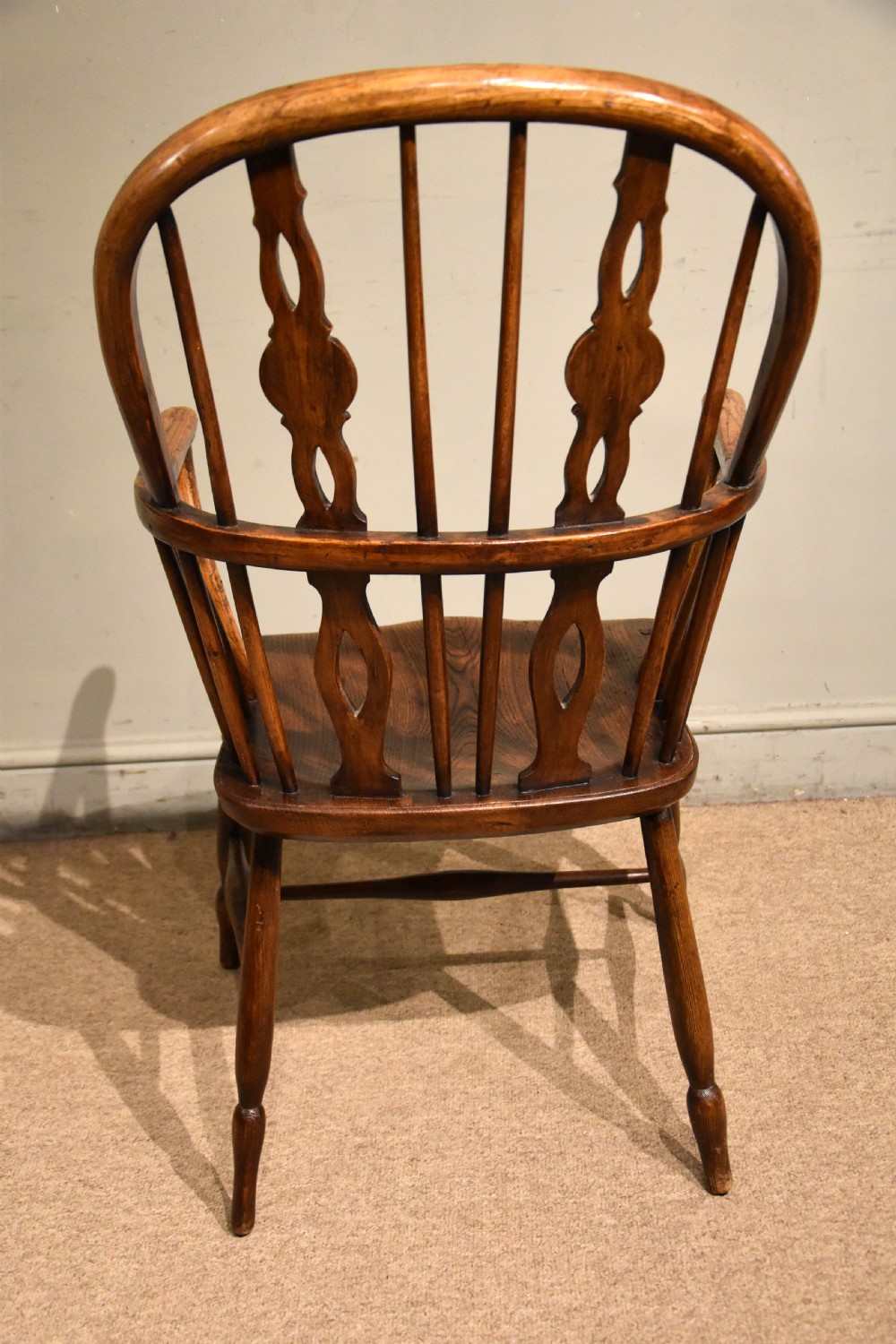 19th century ash and elm Windsor armchair View VI