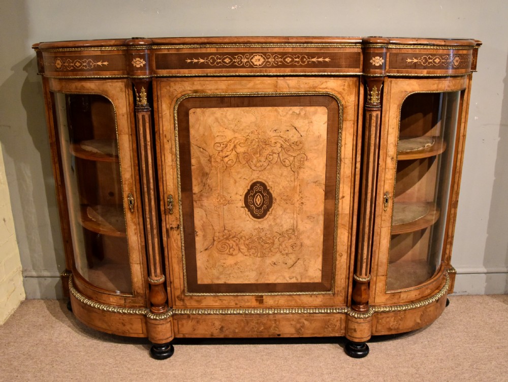 19th century walnut credenza / sideboard View II