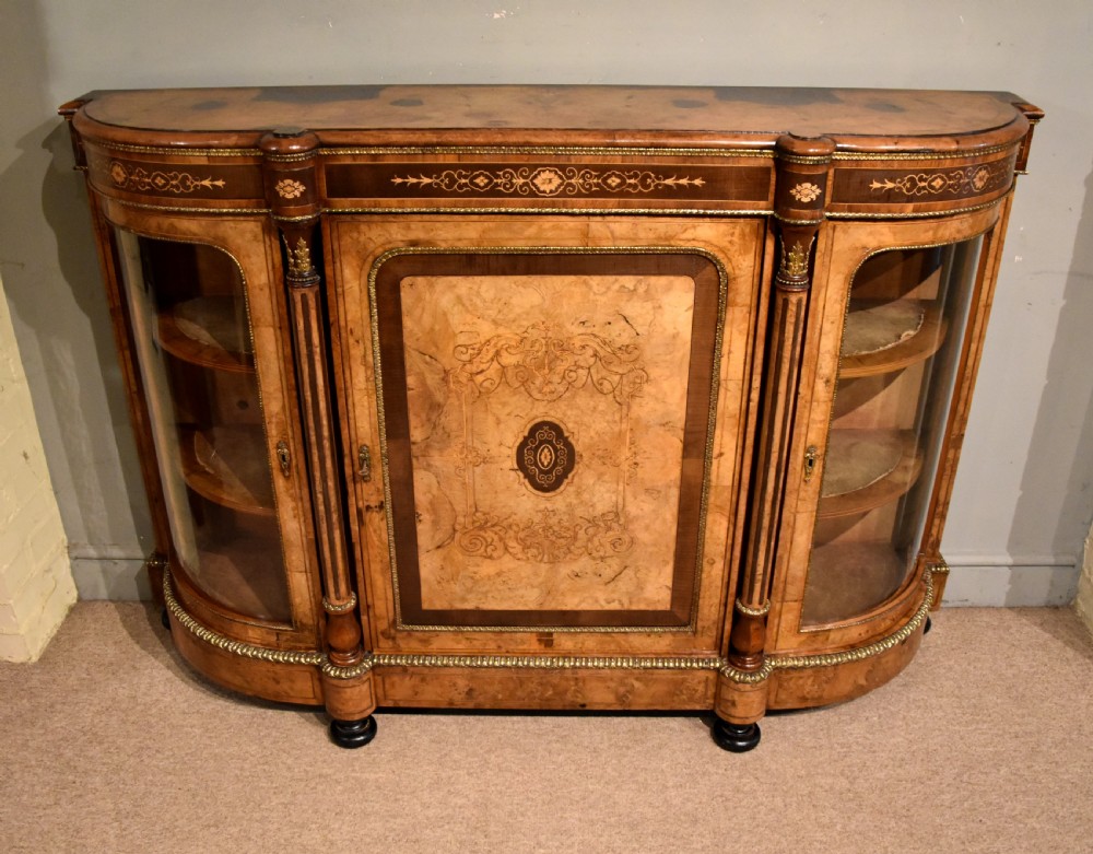 19th century walnut credenza / sideboard View III