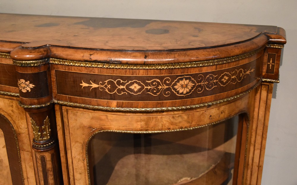 19th century walnut credenza / sideboard View V