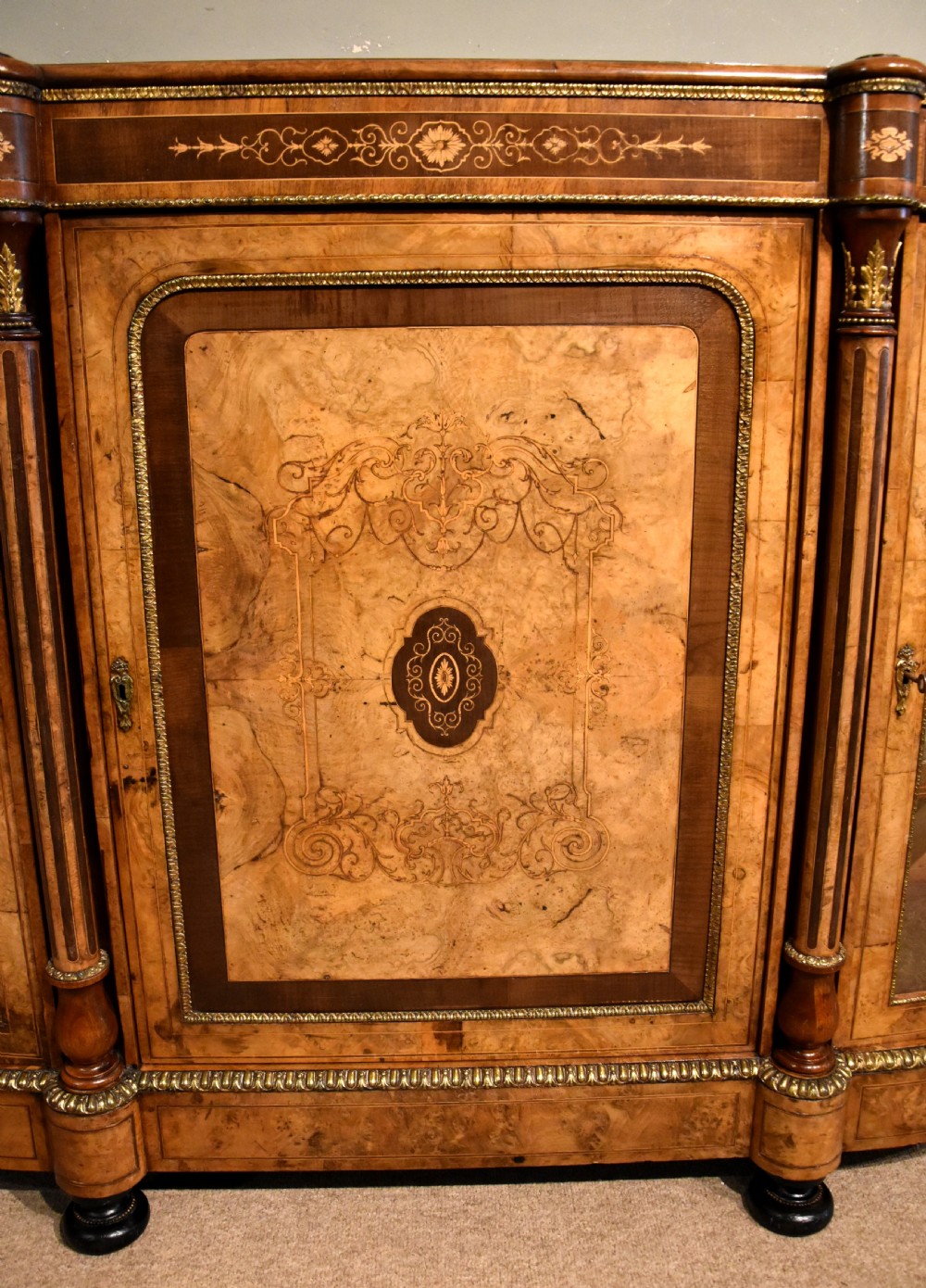 19th century walnut credenza / sideboard View IX