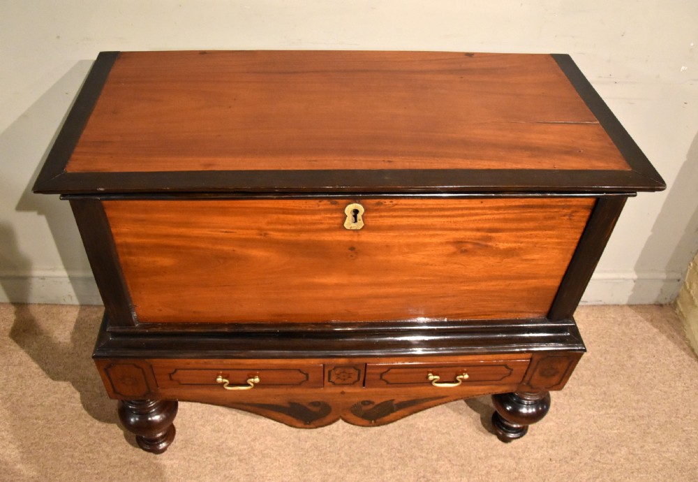 Mid 19th century Ceylone Dowry Chest View V