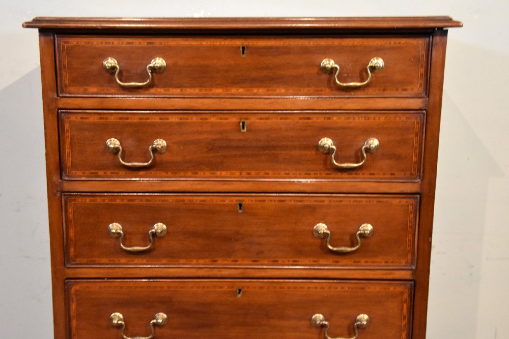 Edwardian mahogany Wellington chest Spillman & Co View IV