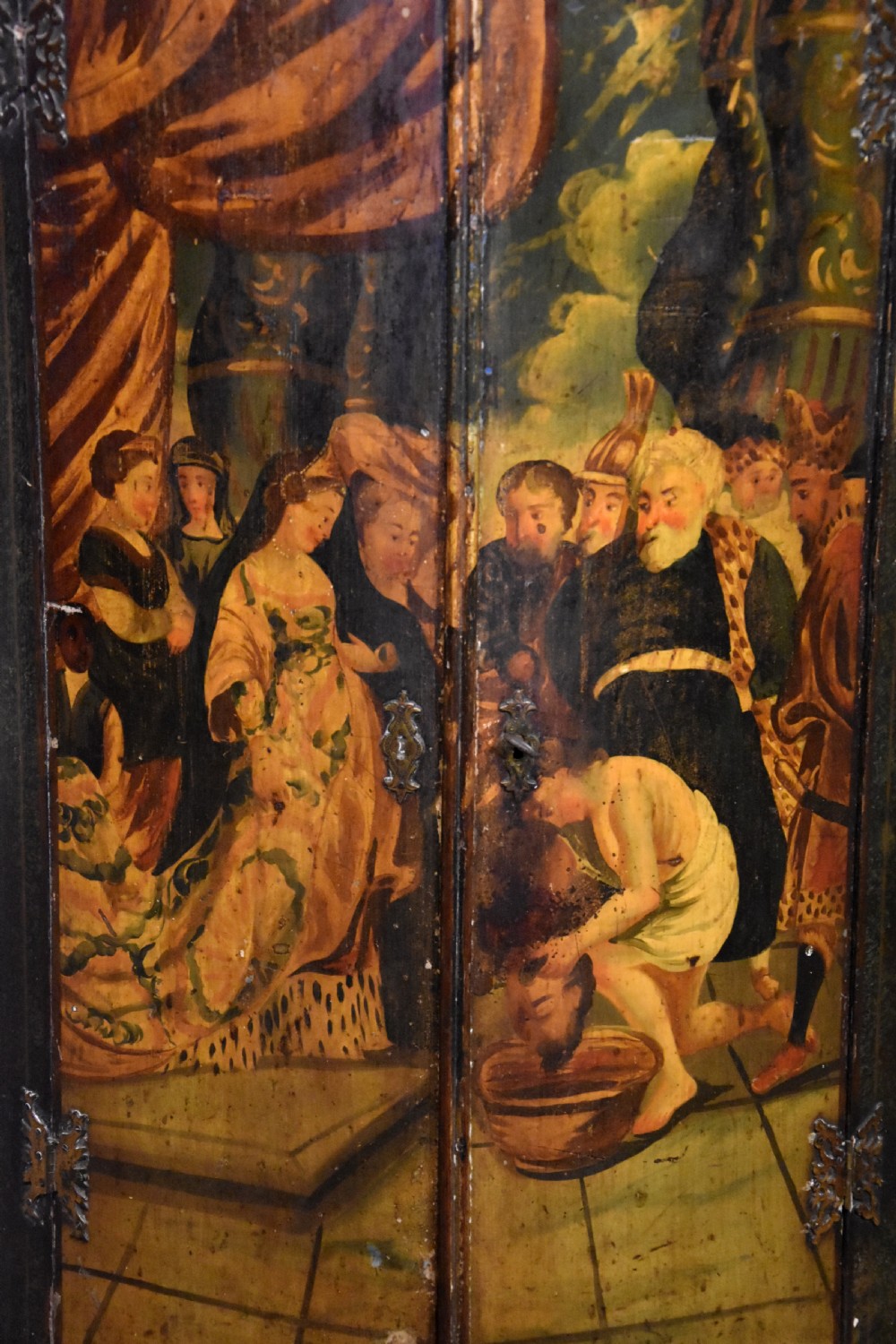 18th Century Dutch Bow Fronted Corner Cupboard View IV