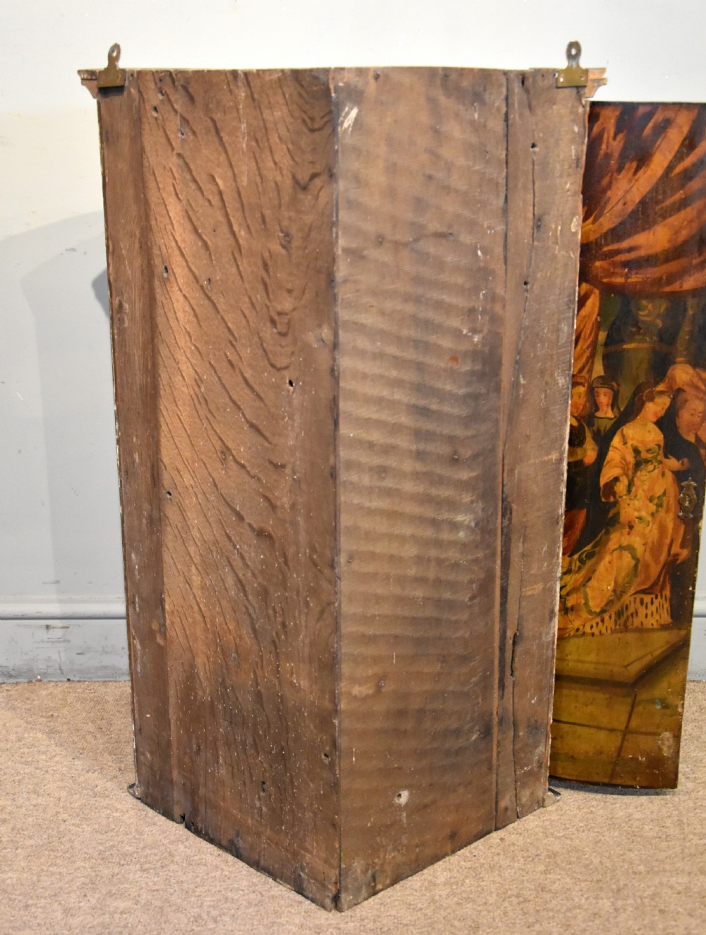 18th Century Dutch Bow Fronted Corner Cupboard View VI