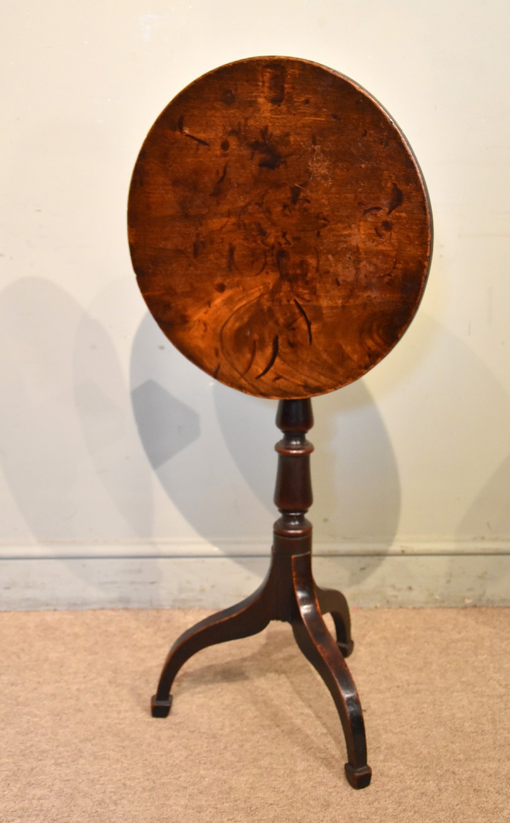 Late 18th Century Mahogany Tripod Table View V