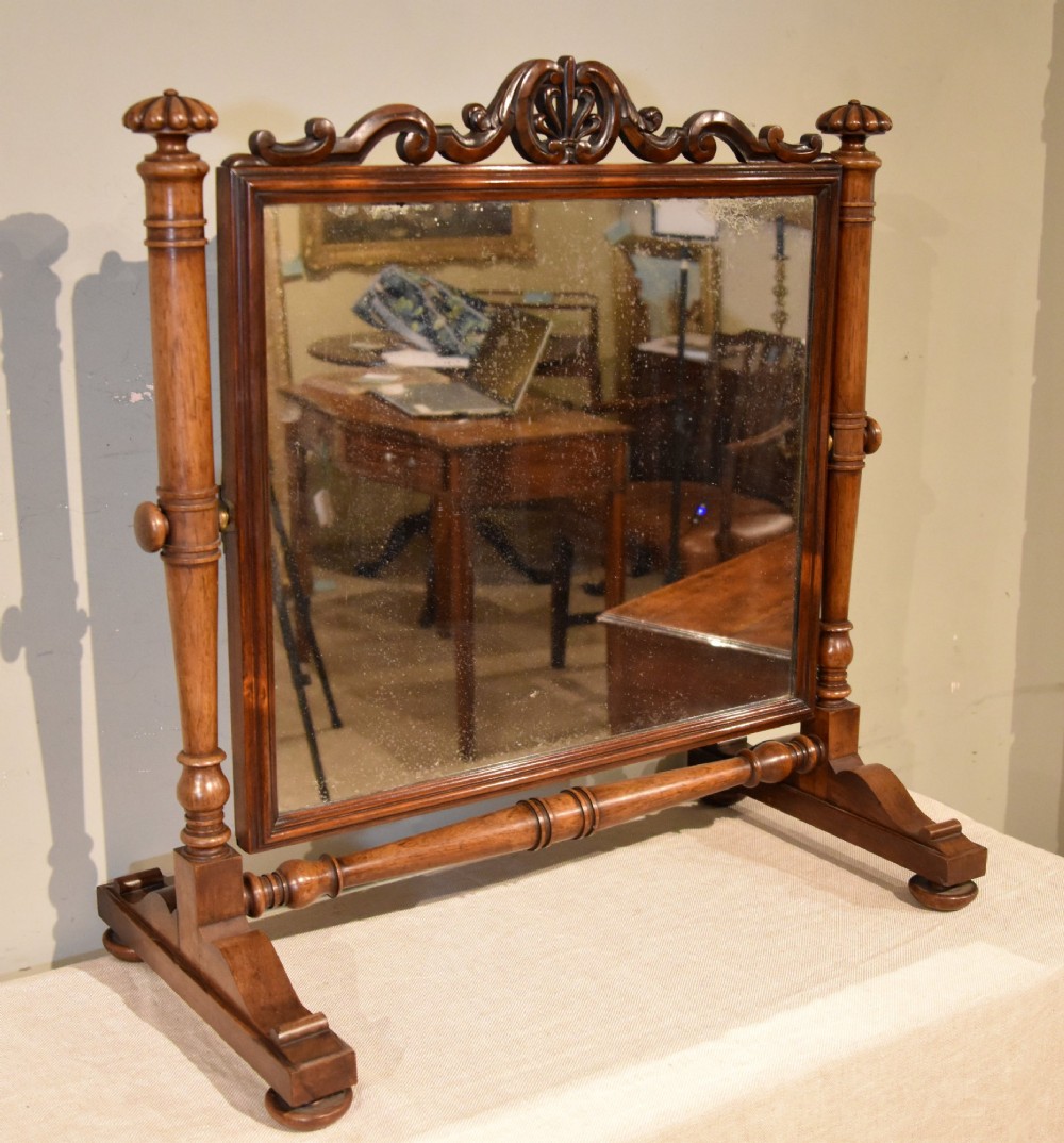 19th century rosewood dressing mirror View III