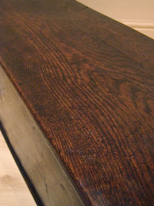 GEORGIAN SWORD CHEST IN OAK - ADDITIONAL PHOTO 9