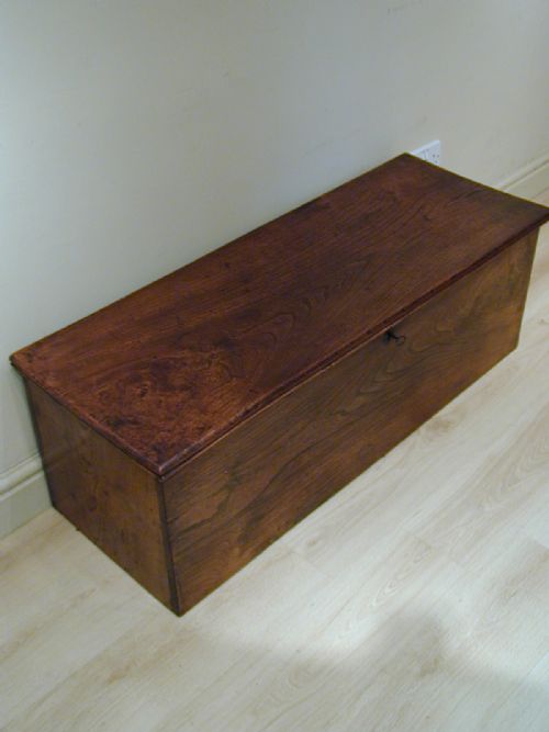 a superb early 19th century georgian storage trunk - CATEGORY: ANTIQUE CHESTS - DATED 1800