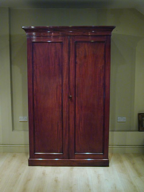 twodoor heal's wardrobe - CATEGORY: ANTIQUE WARDROBES - DATED 1870