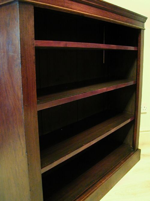 FINE VICTORIAN BOOKCASE IN WALNUT - ADDITIONAL PHOTO 7