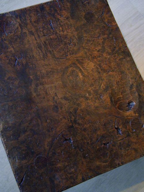 ARTS CRAFTS LOW BURRWOOD TABLE - ADDITIONAL PHOTO 11