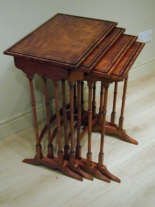 AN EXCEPTIONAL NEST OF TABLES - ADDITIONAL PHOTO 3