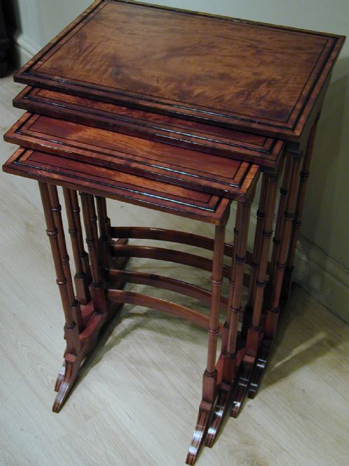 AN EXCEPTIONAL NEST OF TABLES - ADDITIONAL PHOTO 5