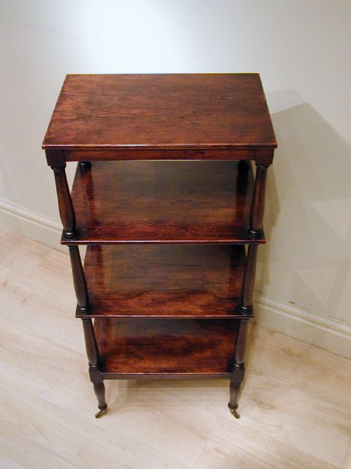 A BEAUTIFUL 19TH CENTURY WHATNOT - ADDITIONAL PHOTO 2