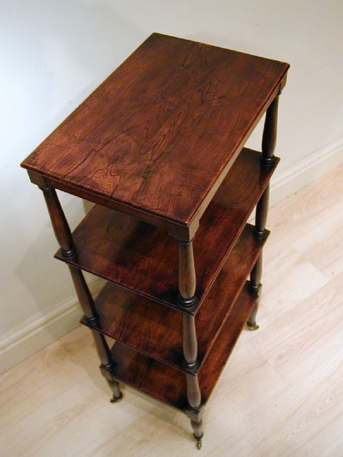 A BEAUTIFUL 19TH CENTURY WHATNOT - ADDITIONAL PHOTO 3