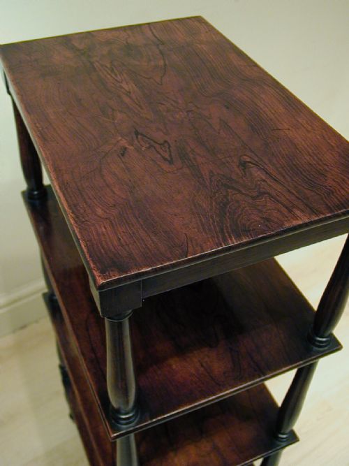 A BEAUTIFUL 19TH CENTURY WHATNOT - ADDITIONAL PHOTO 4