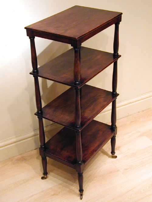 A BEAUTIFUL 19TH CENTURY WHATNOT - ADDITIONAL PHOTO 10