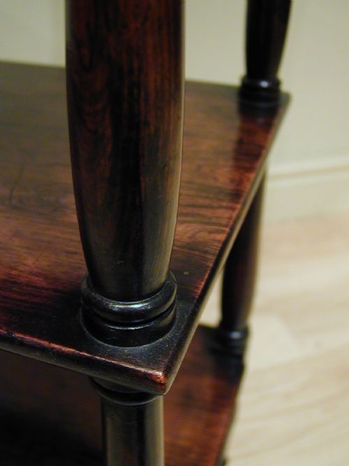 A BEAUTIFUL 19TH CENTURY WHATNOT - ADDITIONAL PHOTO 11