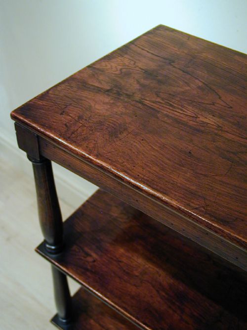 A BEAUTIFUL 19TH CENTURY WHATNOT - ADDITIONAL PHOTO 12
