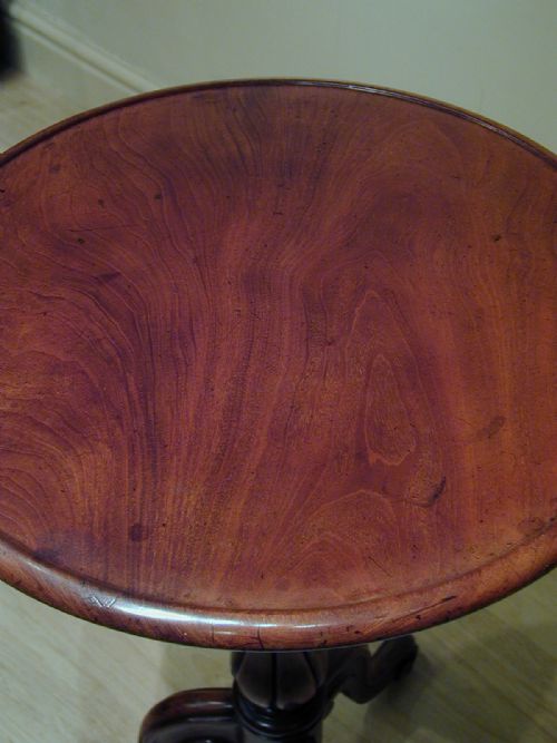 A STUNNING VICTORIAN TRIPOD TABLE - ADDITIONAL PHOTO 6