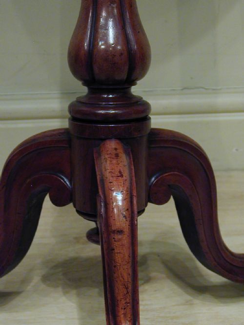 A STUNNING VICTORIAN TRIPOD TABLE - ADDITIONAL PHOTO 10