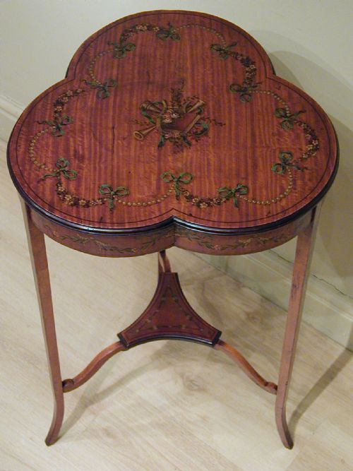 AN EXCEPTIONAL SATINWOOD OCCASIONAL TABLE - ADDITIONAL PHOTO 10