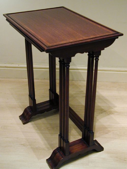 A FINE NEST OF EDWARDIAN TABLES - ADDITIONAL PHOTO 9