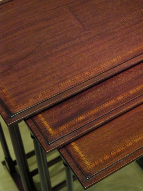 A FINE NEST OF EDWARDIAN TABLES - ADDITIONAL PHOTO 10