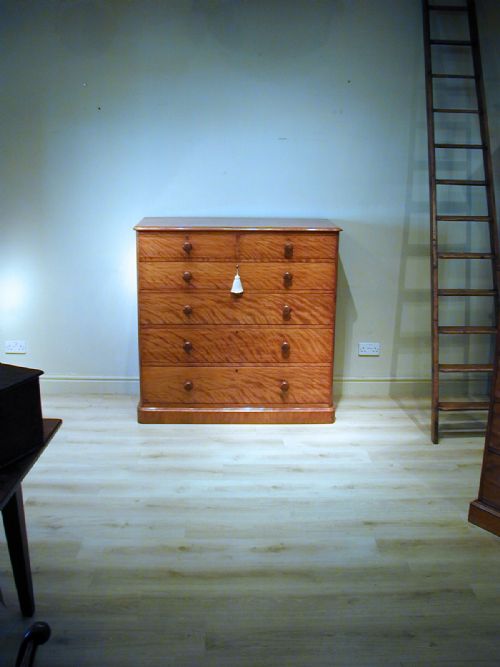 a very fine chest of drawers by heal son of london - CATEGORY: ANTIQUE CHEST OF DRAWERS - DATED 1880