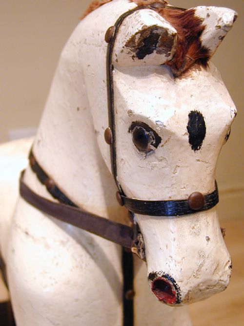 A CHARMING EARLY 20TH CENTURY ROCKING HORSE - ADDITIONAL PHOTO 13