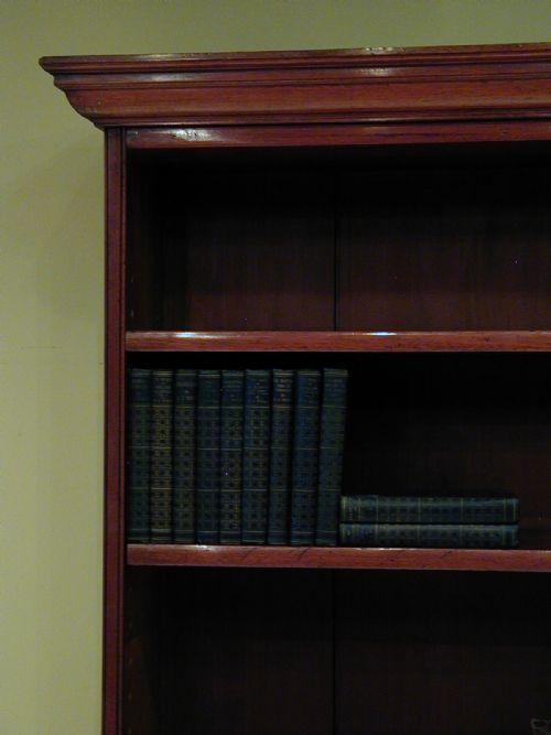 FINE QUALITY TALL OPEN BOOKCASE - ADDITIONAL PHOTO 8
