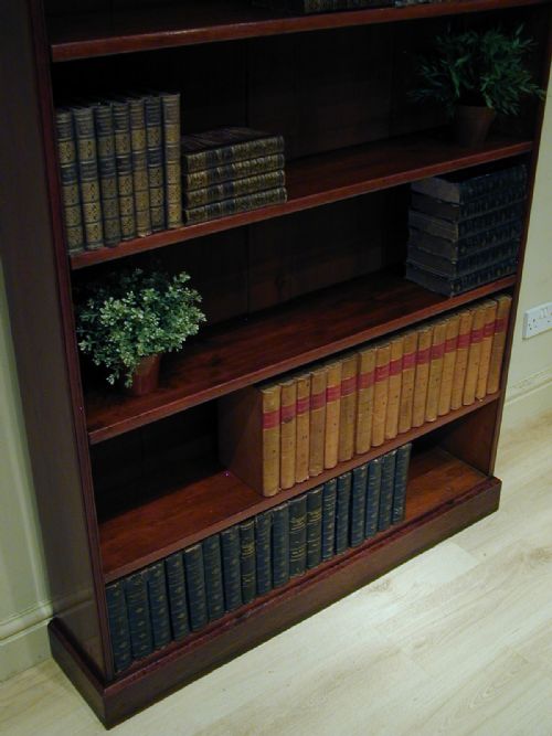 FINE QUALITY TALL OPEN BOOKCASE - ADDITIONAL PHOTO 10