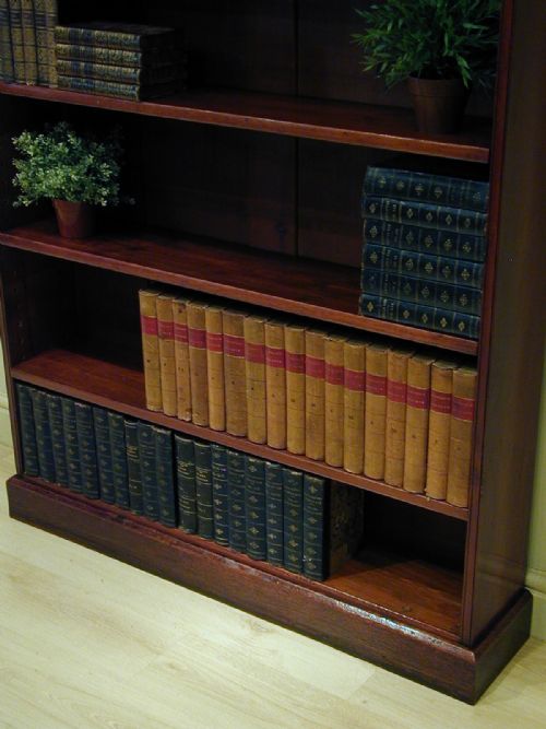FINE QUALITY TALL OPEN BOOKCASE - ADDITIONAL PHOTO 11