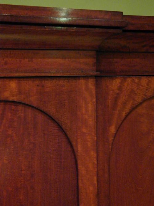 A FINE MID19TH CENTURY FOURDOOR WARDOBE - ADDITIONAL PHOTO 4