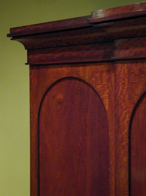 A FINE MID19TH CENTURY FOURDOOR WARDOBE - ADDITIONAL PHOTO 13