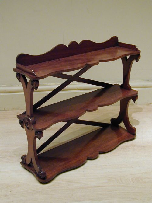A FINE SET OF VICTORIAN WALLHANGING SHELVES - ADDITIONAL PHOTO 1