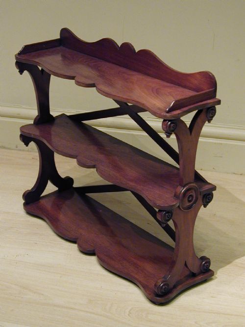 A FINE SET OF VICTORIAN WALLHANGING SHELVES - ADDITIONAL PHOTO 9